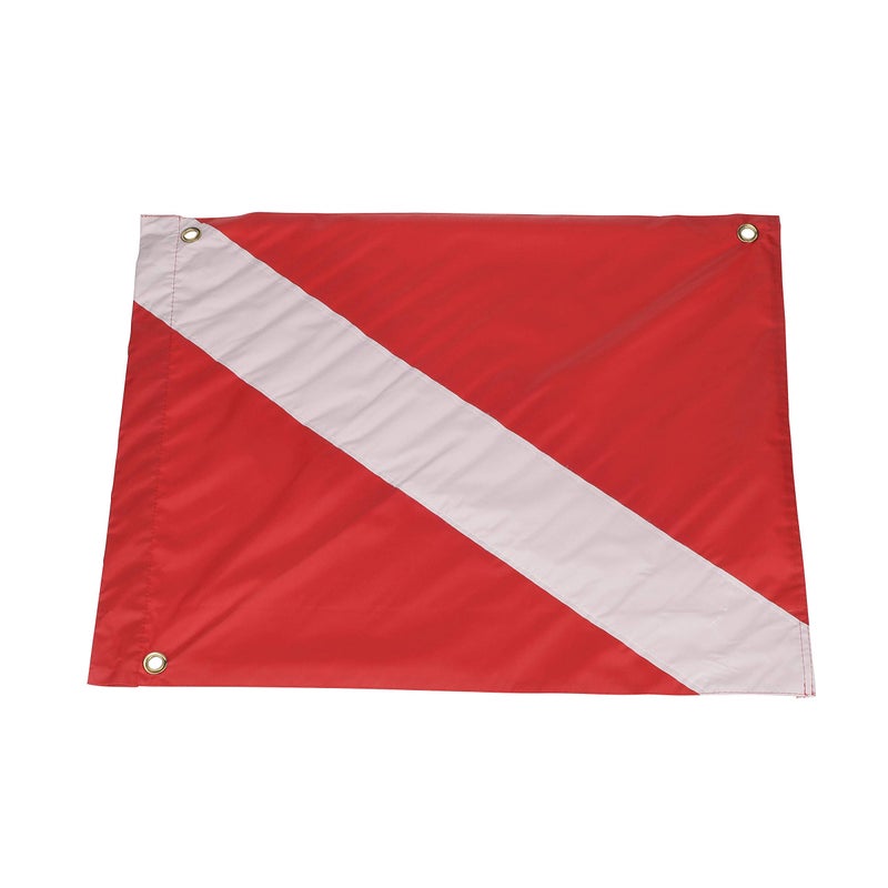 Seachoice Vinyl Diver Down Flag, Removable Stiffener, 20 in. X 24 in, Red/White - Image 3